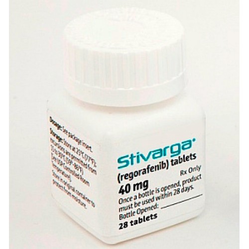 Стіварга 40 мг 3 флакони 84 таблетки (regorafenib)